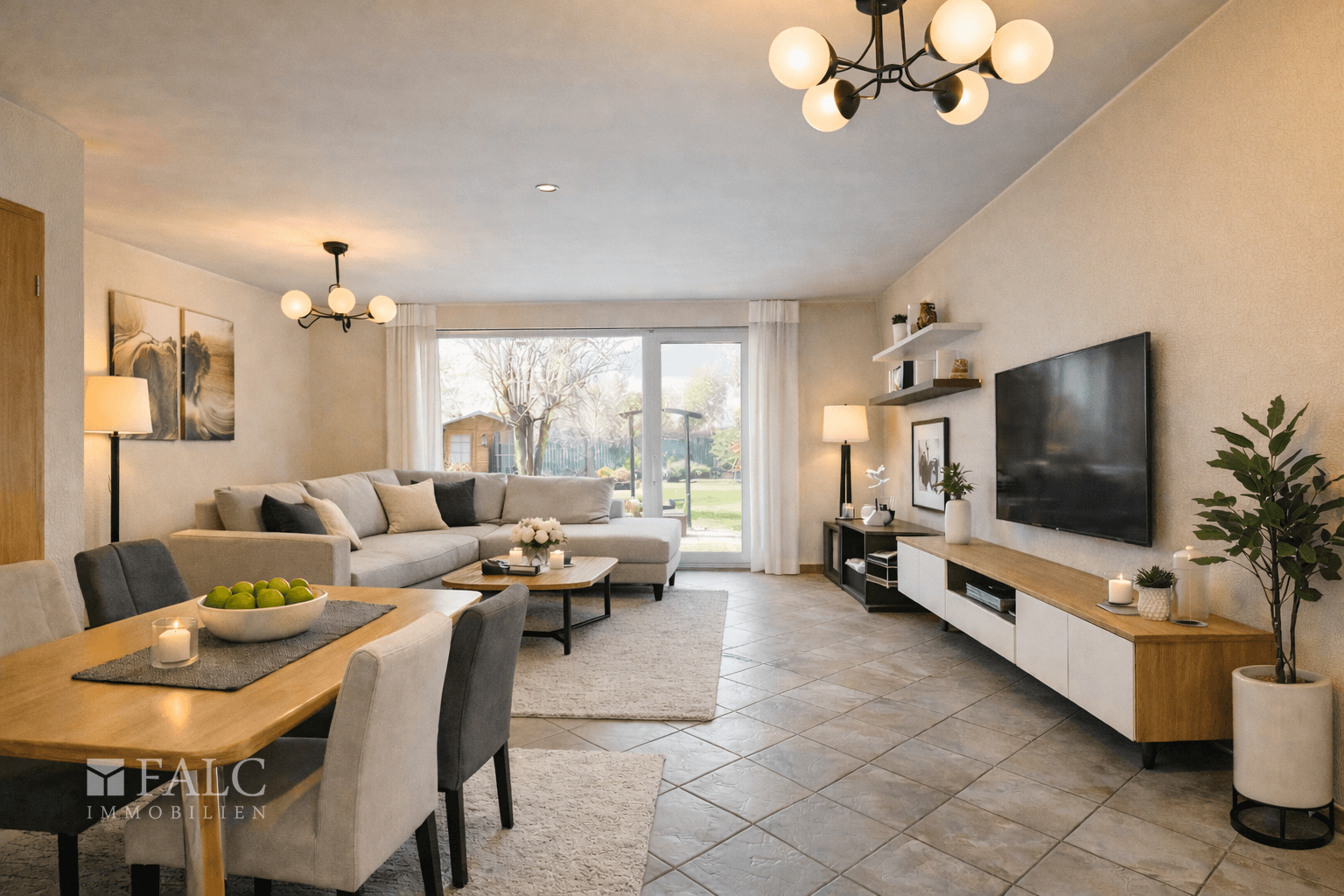 Wohnzimmer_Digital eingerichtet 